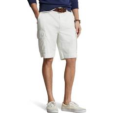 Polo Ralph Lauren Men - White Pants & Shorts Polo Ralph Lauren Men's 10.5" Relaxed Fit Twill Cargo Shorts, White