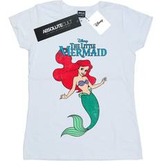 Oberteile Disney The Little Mermaid Ariel Cotton T-Shirt White