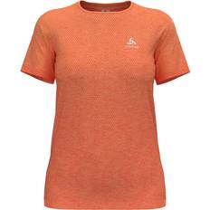 Damen - Orange T-Shirts & Tanktops Odlo Damen Essential Seamless T-Shirt orange