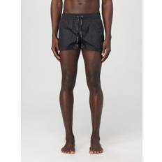 Dolce & Gabbana Men Swimming Trunks Dolce & Gabbana Black Drawstring Swim Shorts