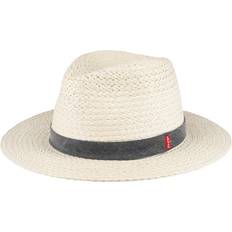Clothing Levi's Straw Panama Hat with Denim Washed Band Natural, Black
