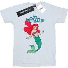 T-Shirts & Tanktops Disney The Little Mermaid Ariel Cotton Boyfriend T-Shirt White
