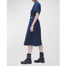 Blue - L - Men Dresses Rag & Bone Ronan Short-Sleeve A-Line Midi Dress