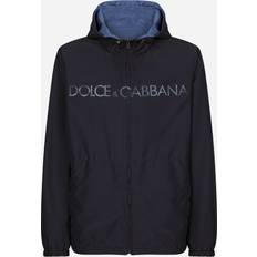 Dolce & Gabbana Jackets Dolce & Gabbana Reversible jacket with hood navy_blue