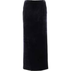Samt Röcke Fendi Dark Blue Velvet Skirt