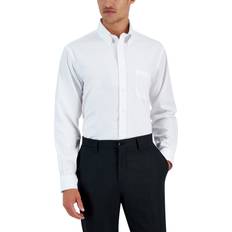 Brooks Brothers Men's Regular Fit Non-Iron Solid Dress Shirts White