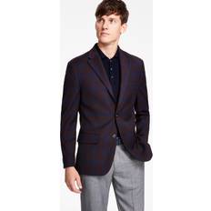 Tommy Hilfiger Red Blazers Tommy Hilfiger Men's Plaid Blazer