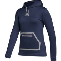 Fitness & Gym - Women Sweaters Adidas Women's Team Issue Pullover Hoodie - Team Navy/Mgh Solid Grey