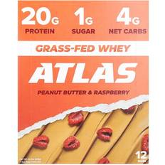 Vitamins & Supplements Atlas Bar, Grass-Fed Whey Protein Bar, Peanut Butter