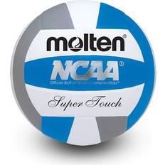 Molten Volleyball Molten Super Touch Indoor Volleyball, White/Grey/Royal