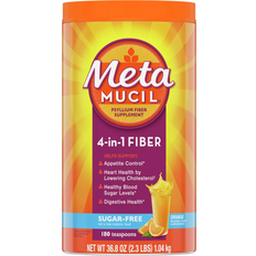 Multivitamins Supplements Metamucil Psyllium Fiber Supplement 4-in-1 Fiber for Digestive Health Orange
