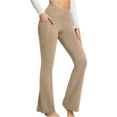 Sunzel Flare Leggings for Women with Pockets, Crossover Yoga - Import It All