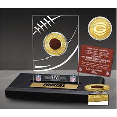 Highland Mint Green Bay Packers Game-Used Football Bronze Coin Desk Top Display