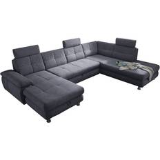 Wohnlandschaft Stella Trading ALBA Wohnlandschaft U-Form, Stoffbezug Sofa