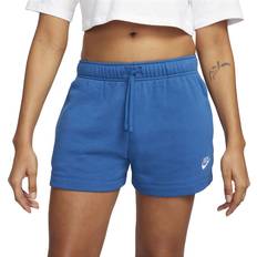 Nike Women's Sportswear Club Fleece Mid-Rise Shorts - Court Blue/White