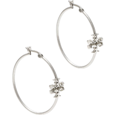 Tory Burch Eleanor Hoop Earrings - Silver