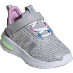 Adidas Girls First Steps Children's Shoes Adidas Racer Tr23 Toddler Girls Sneakers, Medium, Gray Gray