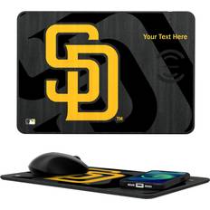 Mouse Pads Keyscaper Diego Padres Personalized Wireless Charger & Mouse Pad