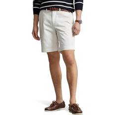 Men - White Shorts Polo Ralph Lauren Men's Stretch Classic-Fit 9" Shorts Deckwash White