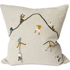 Fine Little Day Mountain climbers pillowcase Kissenbezug Natur (48x48cm)