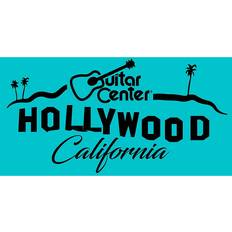 Guitar Center Hollywood Sign Color Sticker