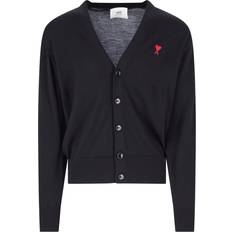 Ami Paris Herren Cardigans Ami Paris de Caur cardigan black