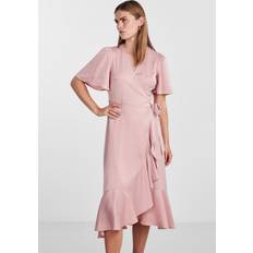 Lange Kleider - M Y.A.S Yasthea Wickelkleid Rosa