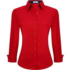Esabel.C Button Down Shirts Women - Red