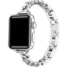The Posh Tech Skinny Nikki Stainless Steel Chain-Link Band for Apple Watch 42/44/45/49mm
