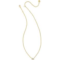 Kendra Scott Jewelry Sets Kendra Scott Fern Crystal Pendant Necklace Gold White Crystal Necklace Gold One One