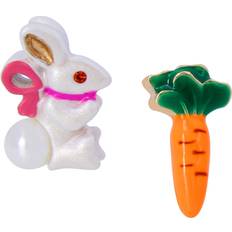 Orange Jewelry Betsey Johnson Bunny & Carrot Mismatched Earrings