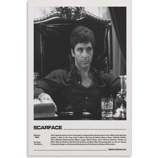 Posters for Room Movie Poster Black and White Posters Scarface Painting