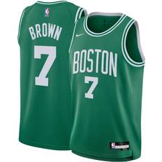 Nike Youth Boston Celtics Green Jaylen Brown #7 Swingman Jersey, Boys'