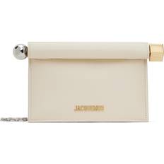 Jacquemus Clutches Jacquemus Off-White 'La petite pochette rond carré' Pouch UNI