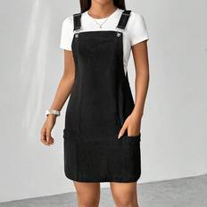 Shein Damen Bekleidung Shein Ladies' Corduroy Overall Dress