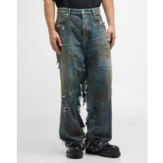 Unisex - XL Jeans Balenciaga Men's Super Destroyed Baggy Pants