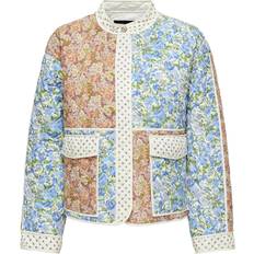 Only Smilla Quilted Patchwork Jacket - White/Cloud Dancer