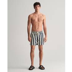 Gant Men Swimming Trunks Gant Herre Block Striped Swim Shorts