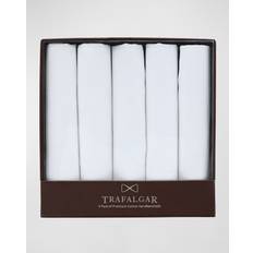 Men - White Handkerchiefs Trafalgar Men's 5-Pack Premium Cotton Handkerchiefs, Boxed Gift Set