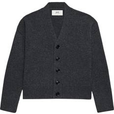 XXL Cardigans Ami Paris Gray Patch Cardigan