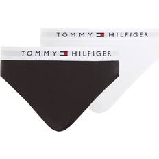 Tommy Hilfiger The Original Logo Waistband Briefs 2-pack - White/Black