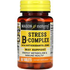 Mason Natural Stress B-Complex With Antioxidants+Zinc 60