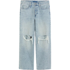 H&M Baggy Wide Low Jeans - Light Denim Blue