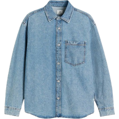 H&M Overshirt in Denim Regular Fit - Denim Blue