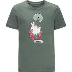 Jack Wolfskin Kid's Wolf & Van TB T-shirt - Hedge Green