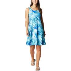 Clothing Columbia Women's Freezer III Dress, Deep Marine/Shady Coves Print, 2X Plus