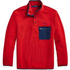 Polo Ralph Lauren Red Outerwear Polo Ralph Lauren Mens Mockneck Fleece Jacket XLarge, RL Red