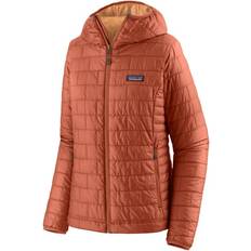 Patagonia Gensere Patagonia Damen Nano Puff Hoodie Jacke braun