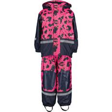 Regntøy Didriksons Boardman Kid's Set Printed Galon - Grundsund Pink (504993-A30)