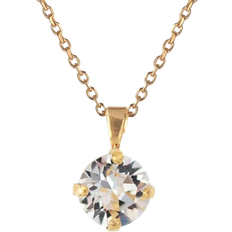 Caroline Svedbom Classic Petite Necklace - Gold/Transparent